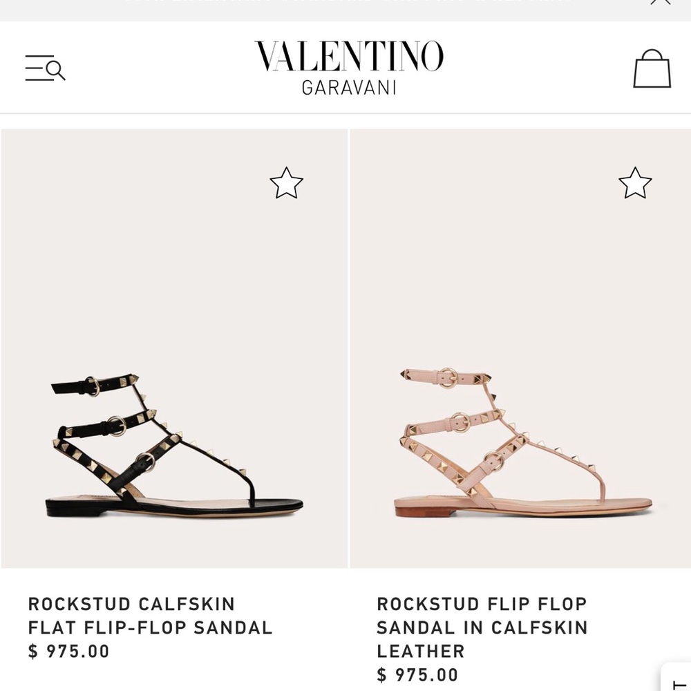 Valentino calfskin Sandel